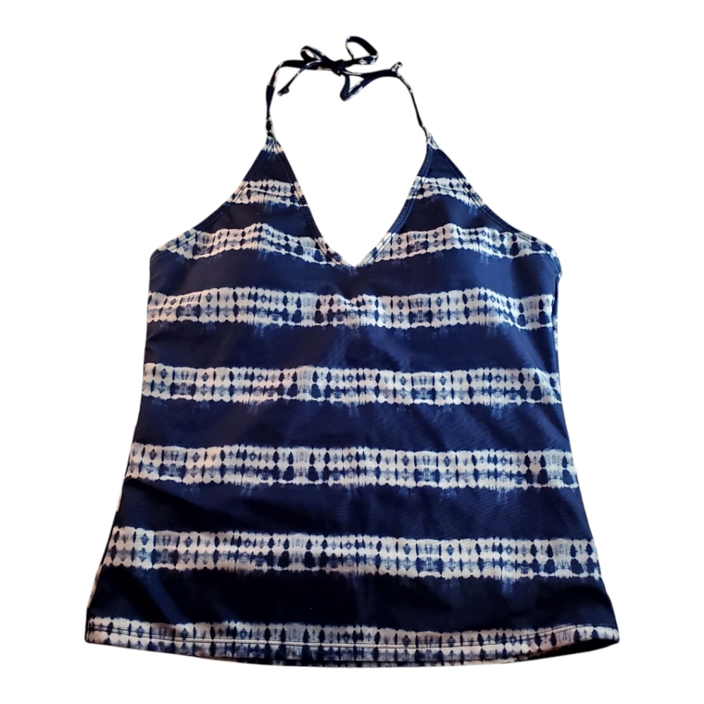 Robbie Brooks Ladies Blue and White Tankini Size XL